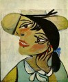 Retrato Mujer con cuello de armiño Olga 1923 cubista Pablo Picasso